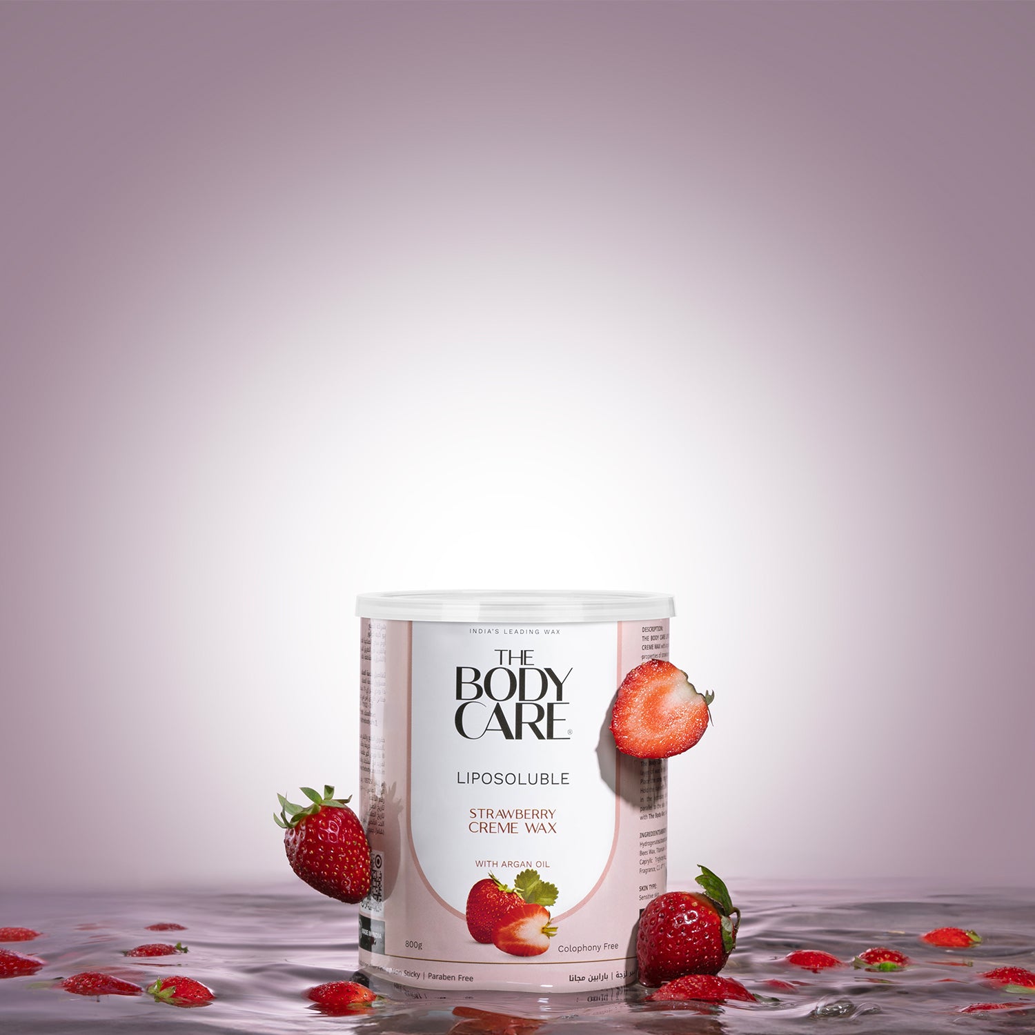 Liposoluble Strawberry Creme Wax