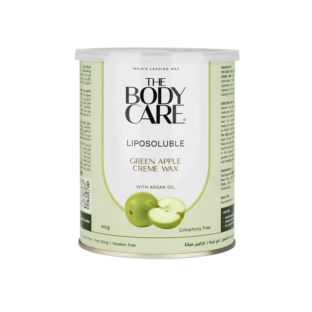 Liposoluble Green Apple Creme Wax